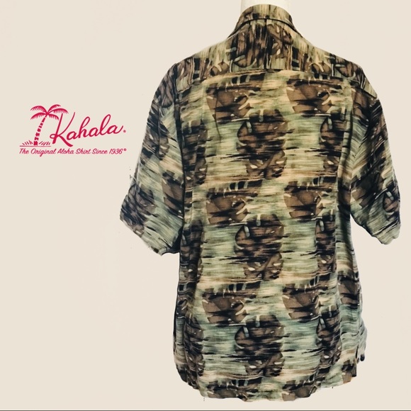 DONATED 🏖️Kahala Hawaiian Islands Men’s Short Sleeve Shirt - Picture 2 of 5
